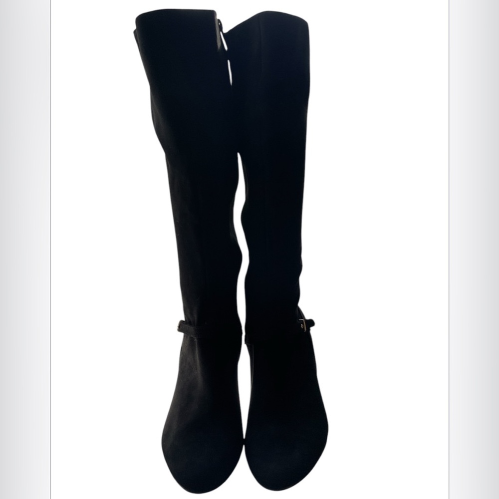 NWOT Bella Vita Sasha BLACK Suede Knee High Boots SIZE: 10 W - Picture 2 of 8